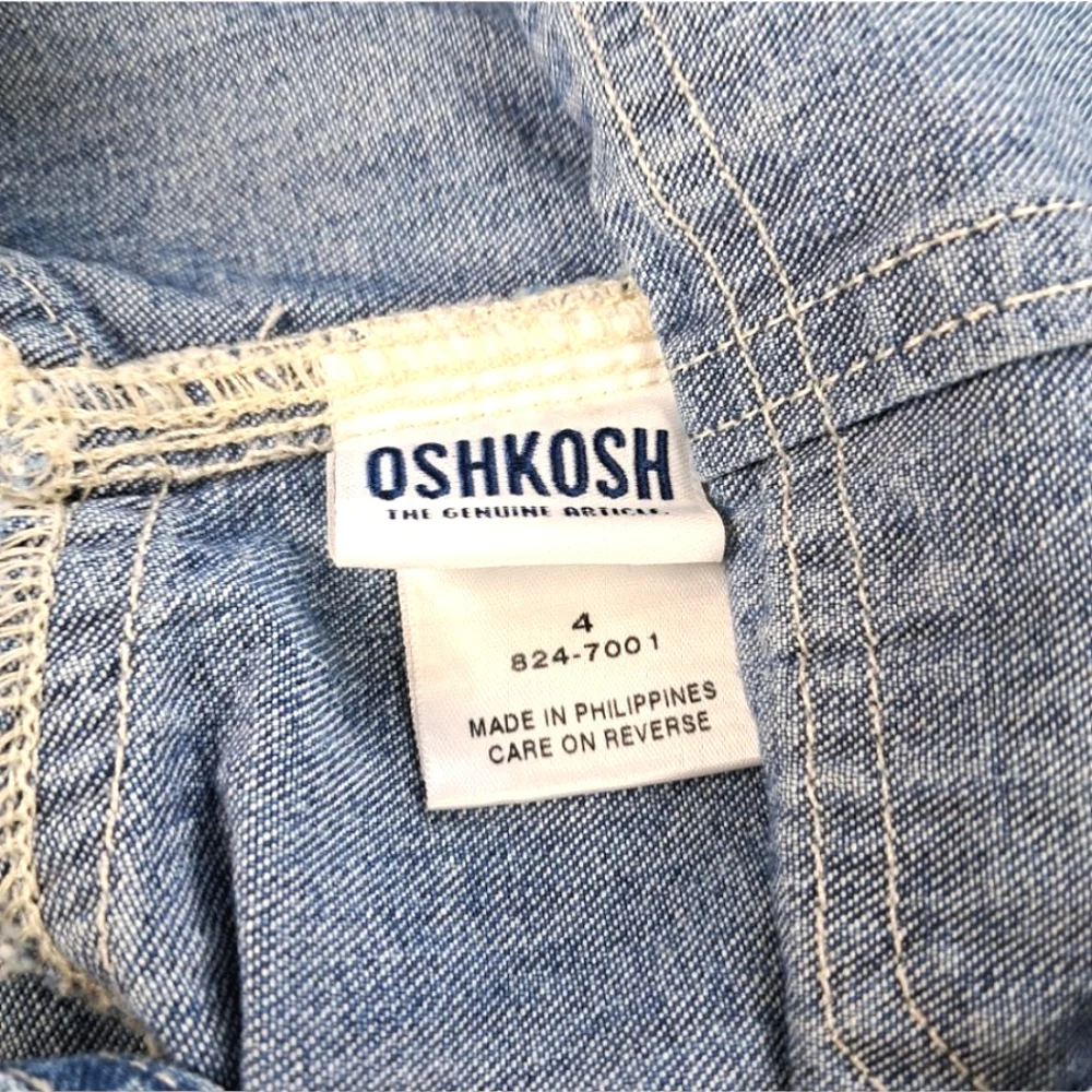 OshKosh B'gosh Denim Overalls Kid's Size 4